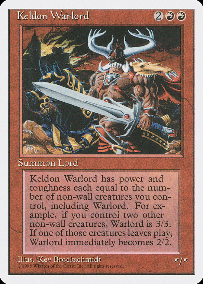 Keldon Warlord [Fourth Edition] | The CG Realm