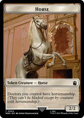 Horse // Soldier Double-Sided Token [Doctor Who Tokens] | The CG Realm