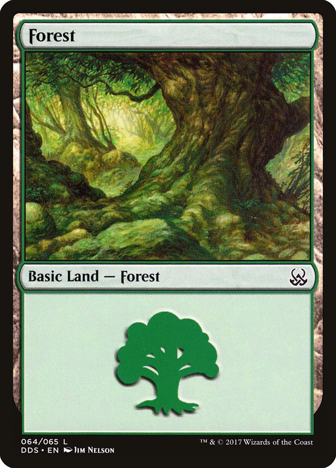 Forest (64) [Duel Decks: Mind vs. Might] | The CG Realm