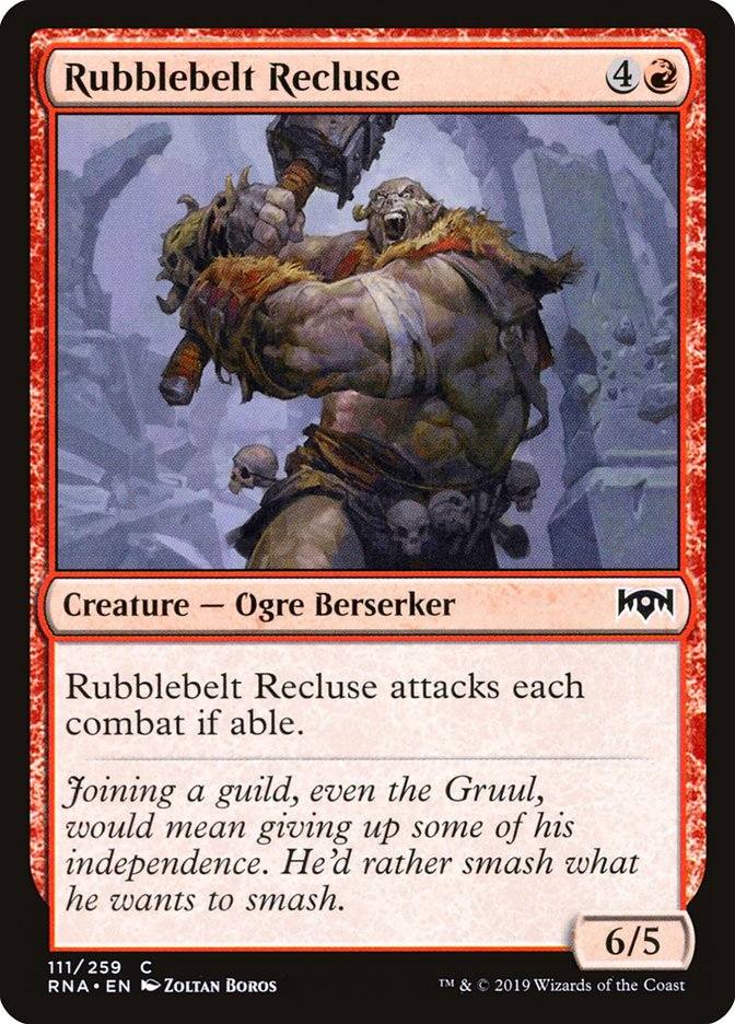 Rubblebelt Recluse [Ravnica Allegiance] | The CG Realm