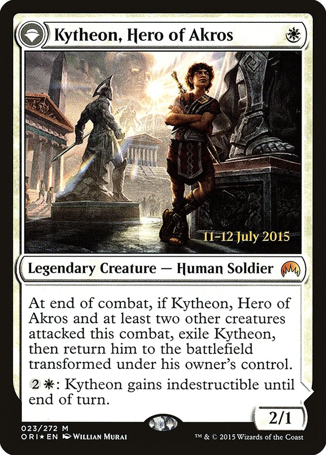 Kytheon, Hero of Akros (PRE-023) - Magic Origins Promos: (originpwdfc) Foil