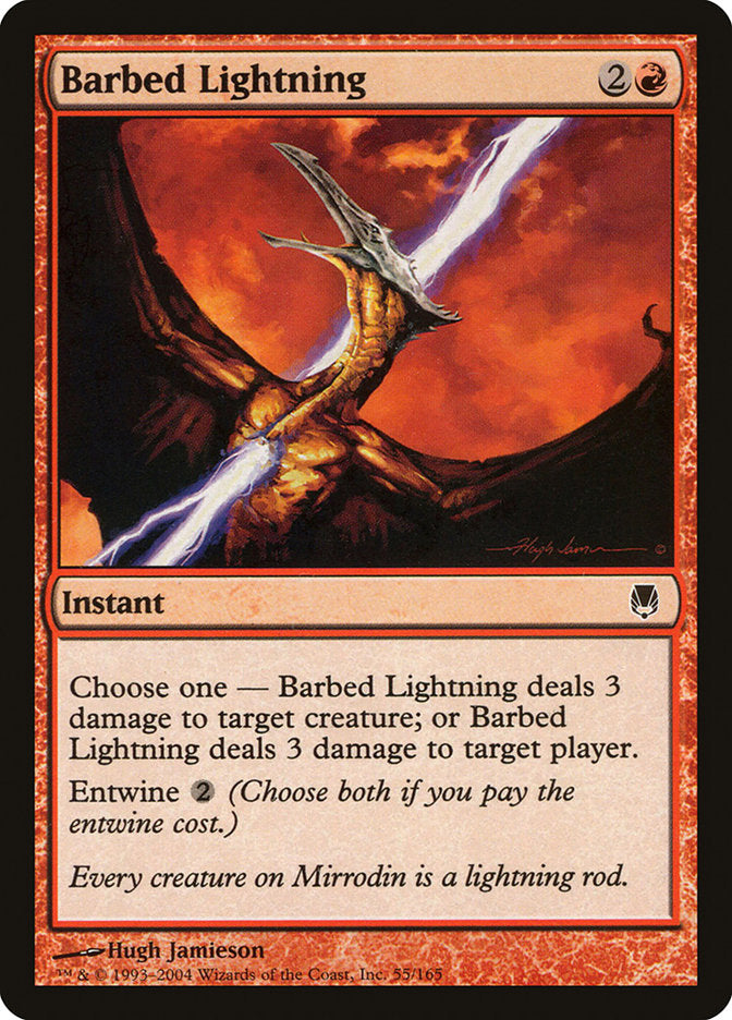Barbed Lightning [Darksteel] | The CG Realm