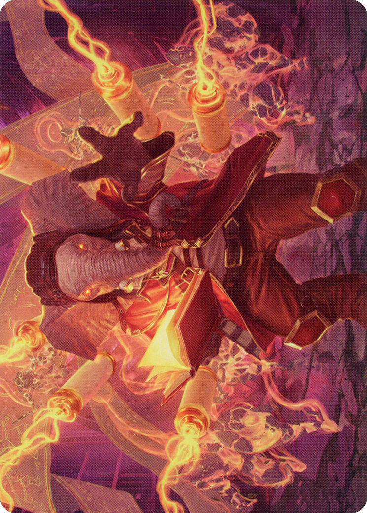 Quintorius, Loremaster Art Card (52) [March of the Machine Art Series] | The CG Realm