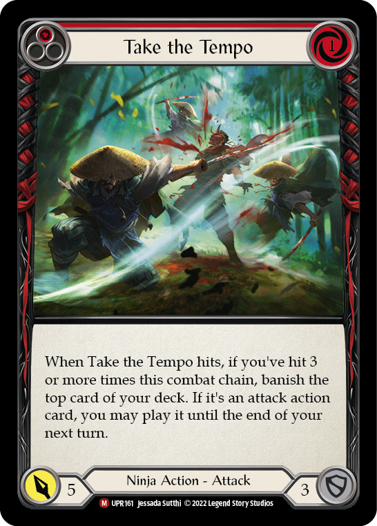 Take the Tempo [UPR161] (Uprising)  Rainbow Foil | The CG Realm