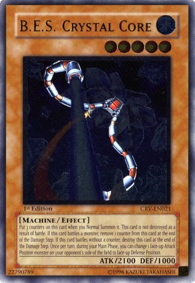 B.E.S. Crystal Core [CRV-EN021] Ultimate Rare | The CG Realm