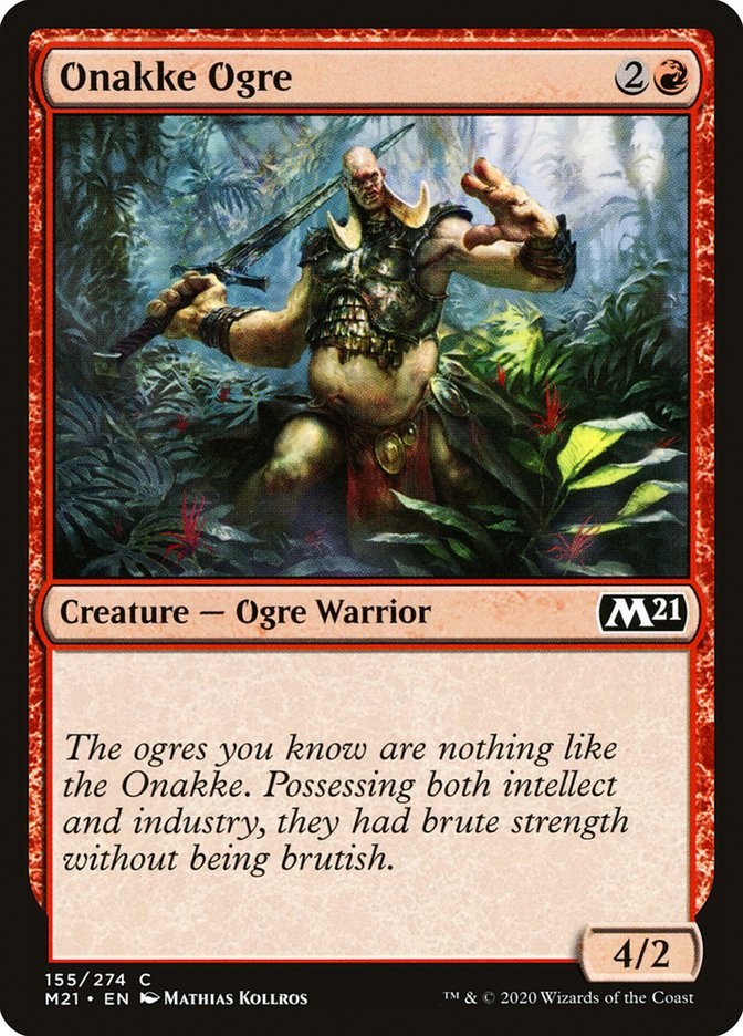 Onakke Ogre [Core Set 2021] | The CG Realm