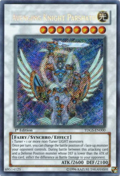 Avenging Knight Parshath [TDGS-EN000] Secret Rare | The CG Realm