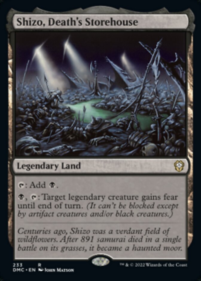 Shizo, Death's Storehouse [Dominaria United Commander] | The CG Realm