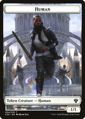 Human // Treasure Double-Sided Token [Commander 2020 Tokens] | The CG Realm