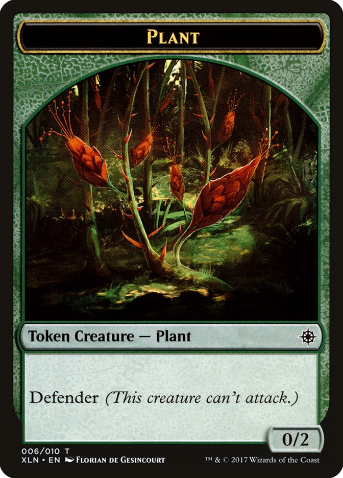 Plant Token [Ixalan Tokens] | The CG Realm