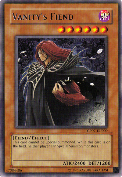 Vanity's Fiend [CP07-EN009] Rare | The CG Realm