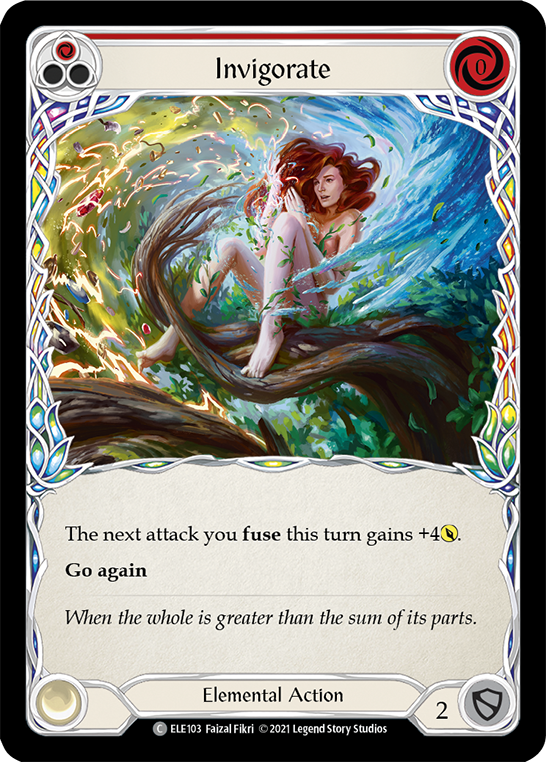 Invigorate (Red) [ELE103] (Tales of Aria)  1st Edition Normal | The CG Realm