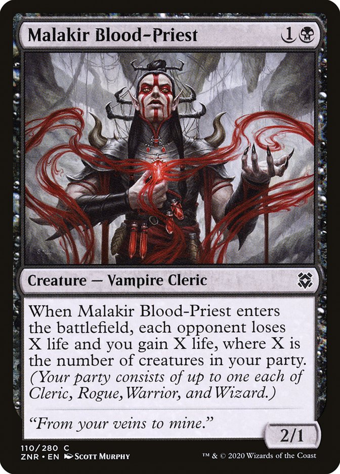 Malakir Blood-Priest [Zendikar Rising] | The CG Realm