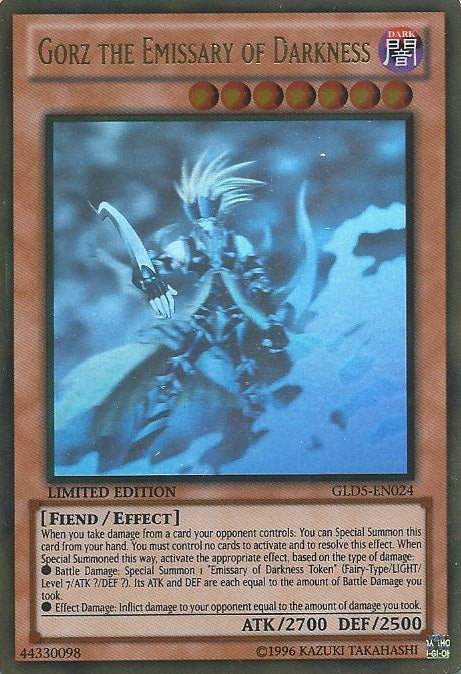 Gorz the Emissary of Darkness [GLD5-EN024] Ghost/Gold Rare | The CG Realm