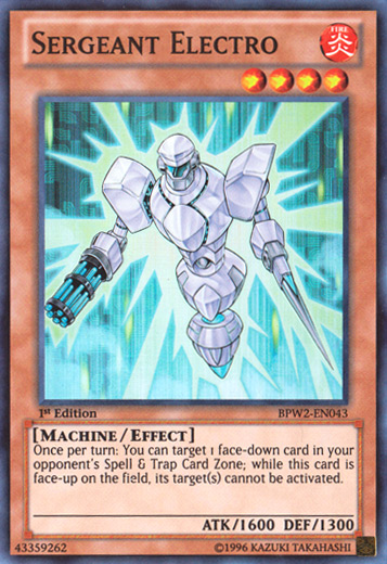 Sergeant Electro [BPW2-EN043] Super Rare | The CG Realm