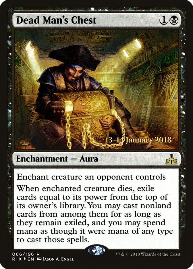 Dead Man's Chest [Rivals of Ixalan Prerelease Promos] | The CG Realm
