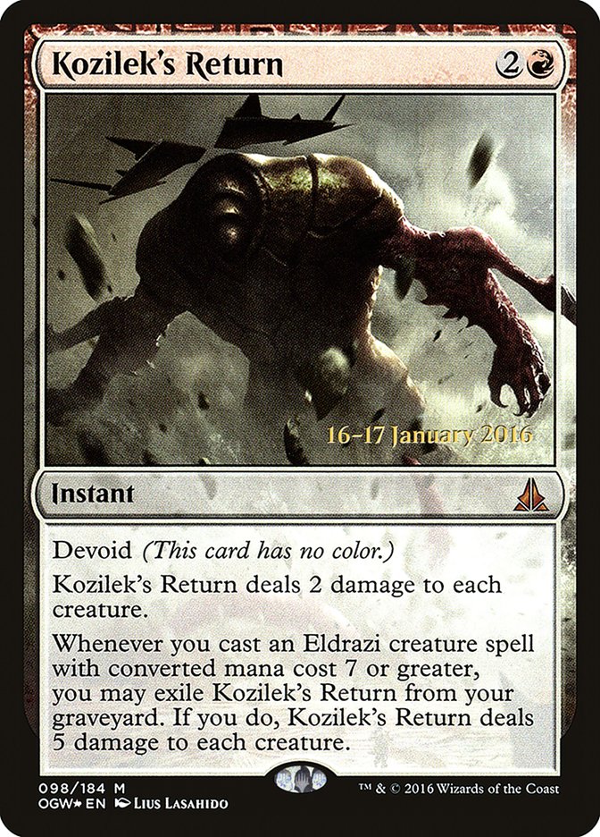 Kozilek's Return [Oath of the Gatewatch Prerelease Promos] | The CG Realm