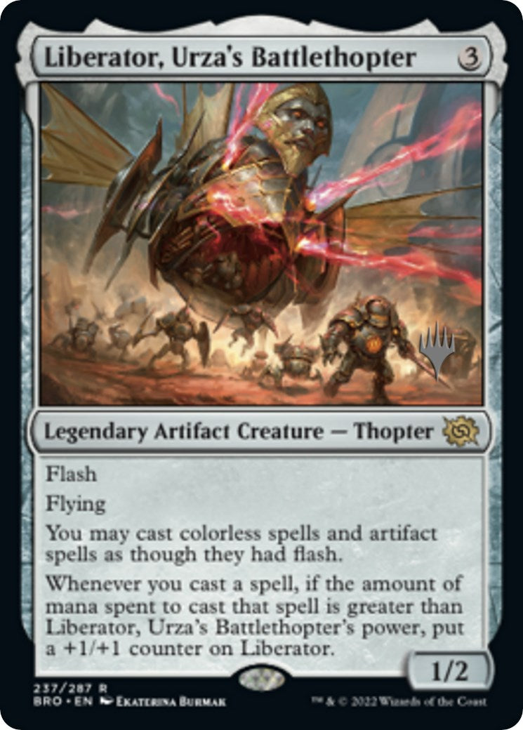 Liberator, Urza's Battlethopter (Promo Pack) [The Brothers' War Promos] | The CG Realm