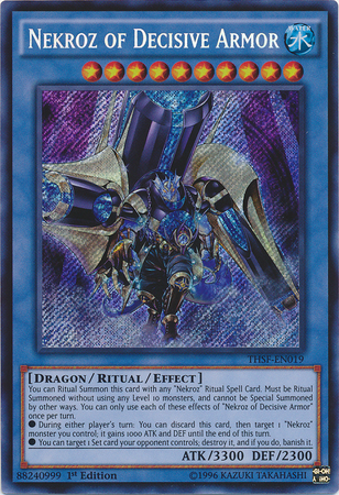 Nekroz of Decisive Armor [THSF-EN019] Secret Rare | The CG Realm