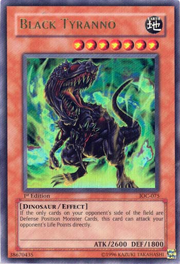 Black Tyranno [IOC-075] Ultra Rare | The CG Realm