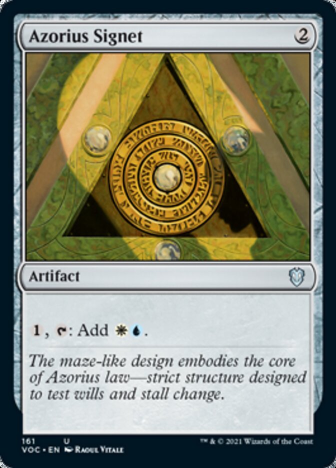 Azorius Signet [Innistrad: Crimson Vow Commander] | The CG Realm