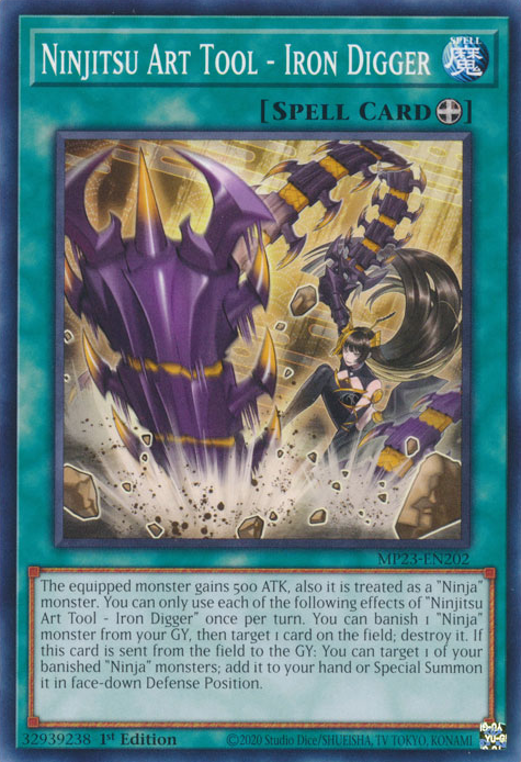 Ninjitsu Art Tool - Iron Digger [MP23-EN202] Common | The CG Realm