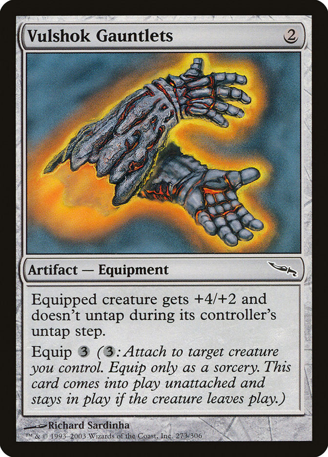 Vulshok Gauntlets [Mirrodin] | The CG Realm