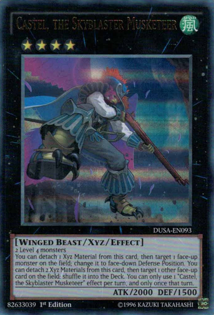 Castel, the Skyblaster Musketeer [DUSA-EN093] Ultra Rare | The CG Realm