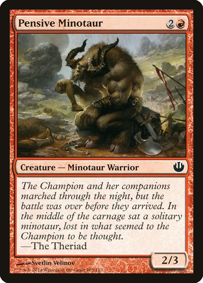 Pensive Minotaur [Journey into Nyx] | The CG Realm