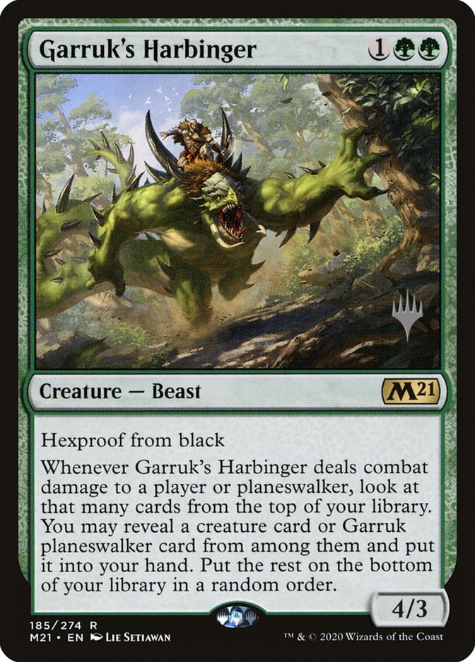 Garruk's Harbinger (Promo Pack) [Core Set 2021 Promos] | The CG Realm