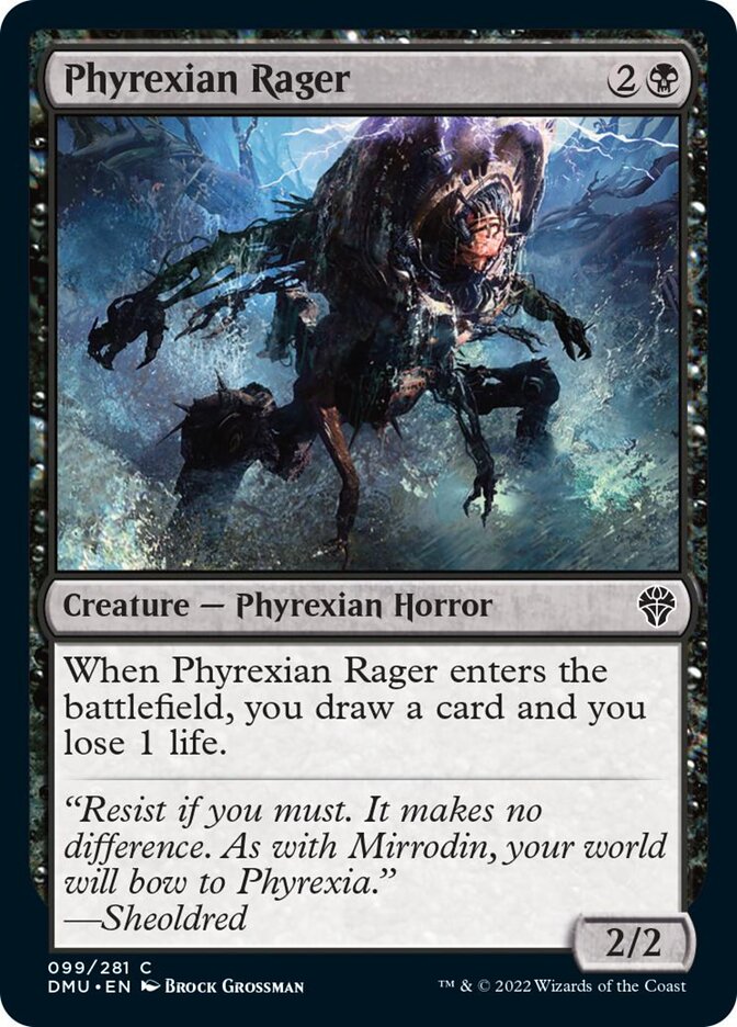 Phyrexian Rager [Dominaria United] | The CG Realm