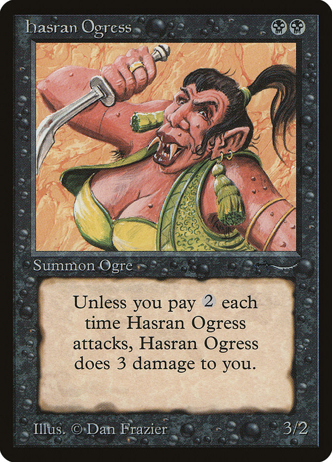 Hasran Ogress (Light Mana Cost) [Arabian Nights] | The CG Realm