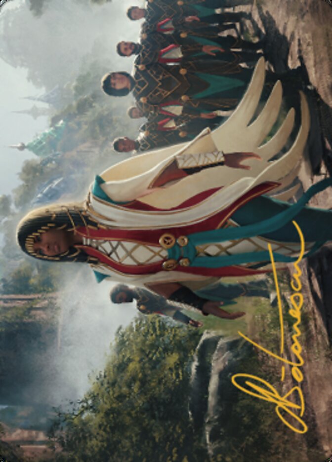 Queen Kayla bin-Kroog Art Card (Gold-Stamped Signature) [The Brothers' War Art Series] | The CG Realm