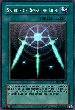 Swords of Revealing Light [LOB-EN101] Super Rare | The CG Realm