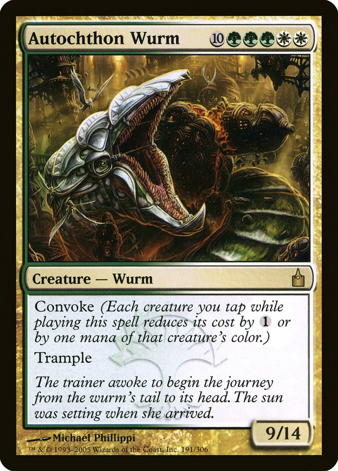 Autochthon Wurm [Ravnica: City of Guilds] | The CG Realm