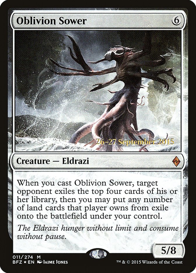 Oblivion Sower [Battle for Zendikar Prerelease Promos] | The CG Realm