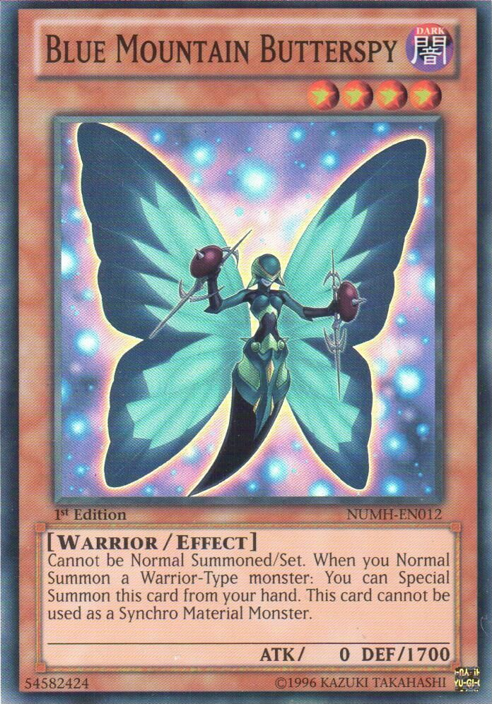 Blue Mountain Butterspy [NUMH-EN012] Super Rare | The CG Realm