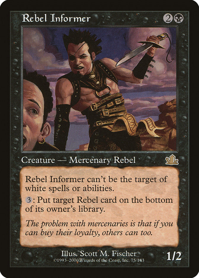 Rebel Informer [Prophecy] | The CG Realm
