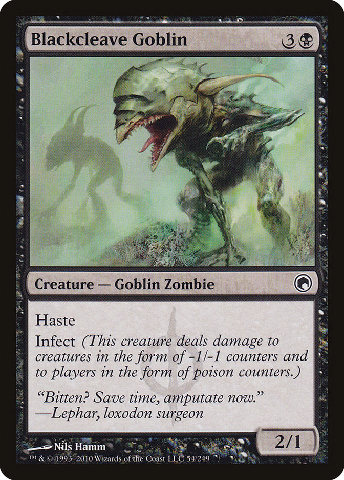 Blackcleave Goblin [Scars of Mirrodin] | The CG Realm