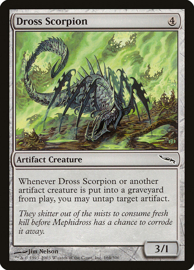 Dross Scorpion [Mirrodin] | The CG Realm