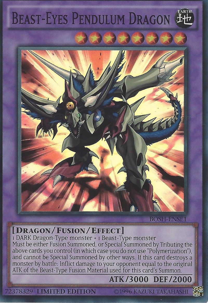 Beast-Eyes Pendulum Dragon [BOSH-ENSE1] Super Rare | The CG Realm