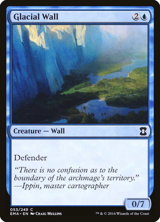 Glacial Wall [Eternal Masters] | The CG Realm