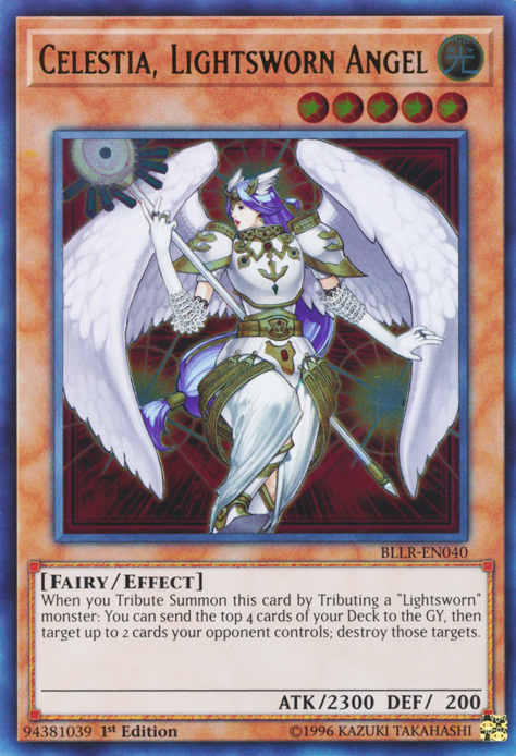 Celestia, Lightsworn Angel [BLLR-EN040] Ultra Rare | The CG Realm