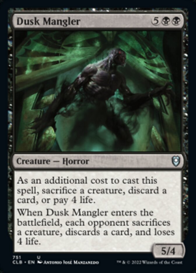 Dusk Mangler [Commander Legends: Battle for Baldur's Gate] | The CG Realm