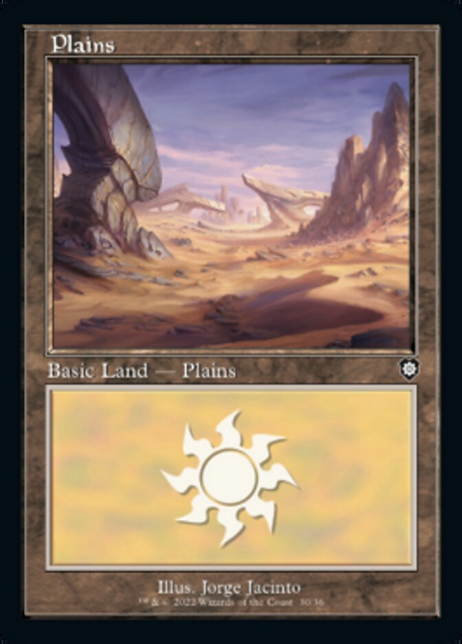 Plains (030) (Retro) [The Brothers' War Commander] | The CG Realm
