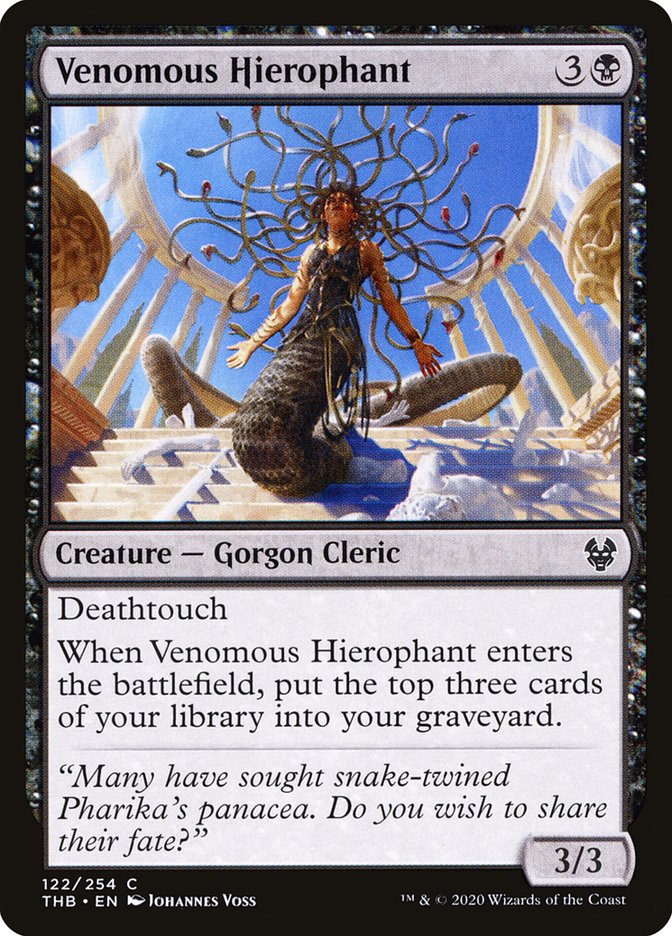 Venomous Hierophant [Theros Beyond Death] | The CG Realm