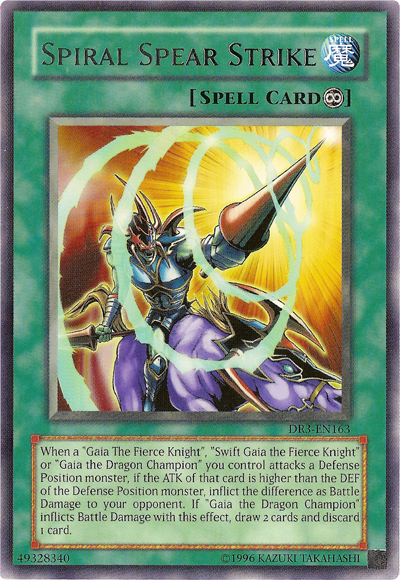 Spiral Spear Strike [DR3-EN163] Rare | The CG Realm