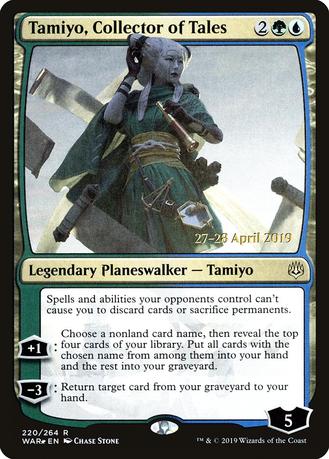 Tamiyo, Collector of Tales [War of the Spark Prerelease Promos] | The CG Realm