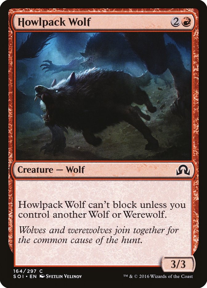 Howlpack Wolf [Shadows over Innistrad] | The CG Realm