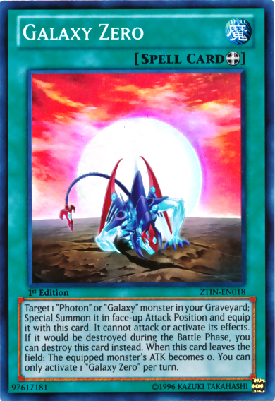 Galaxy Zero [ZTIN-EN018] Super Rare | The CG Realm